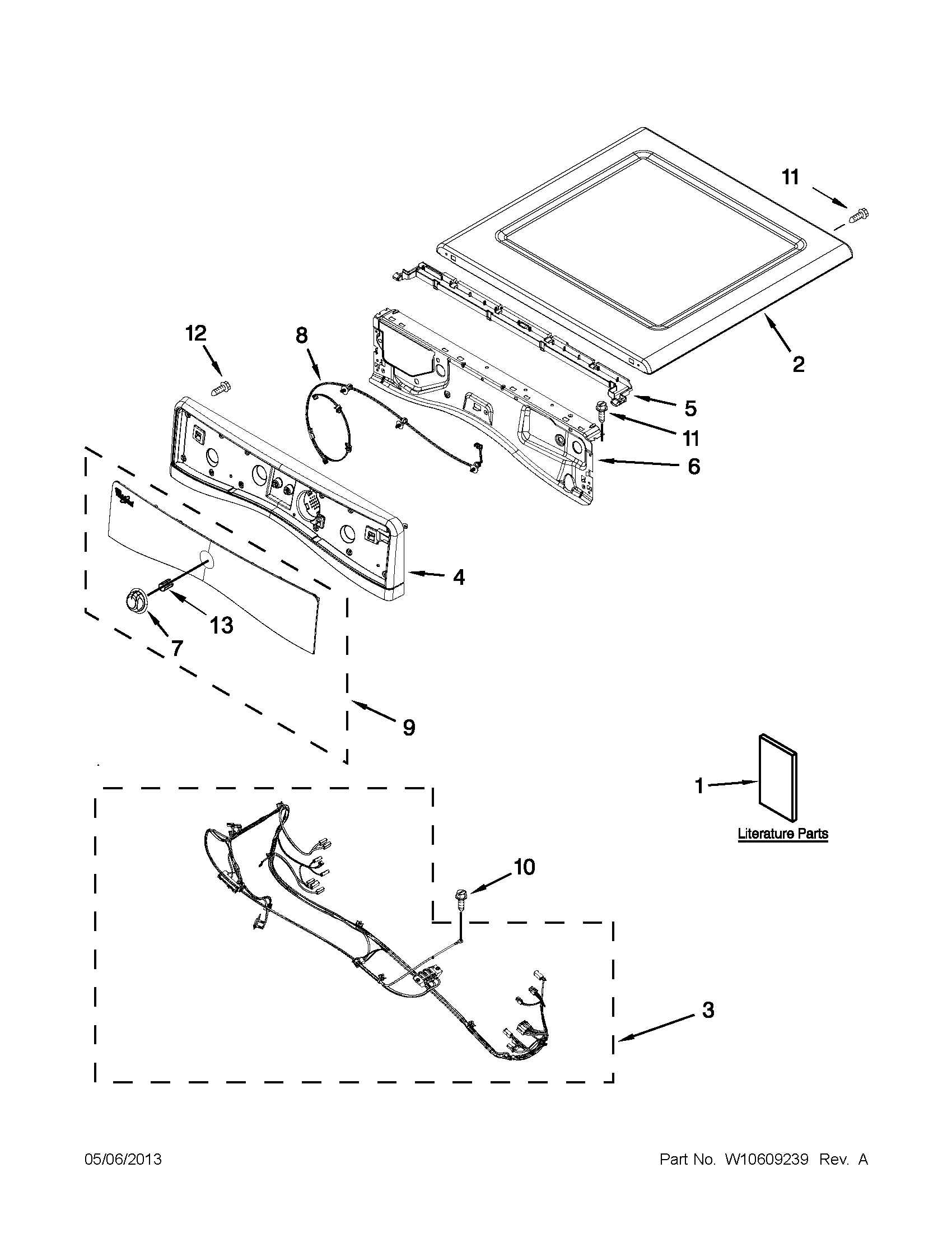 TOP AND CONSOLE PARTS