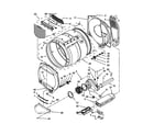 Whirlpool 3LWED4800YQ2 bulkhead parts diagram