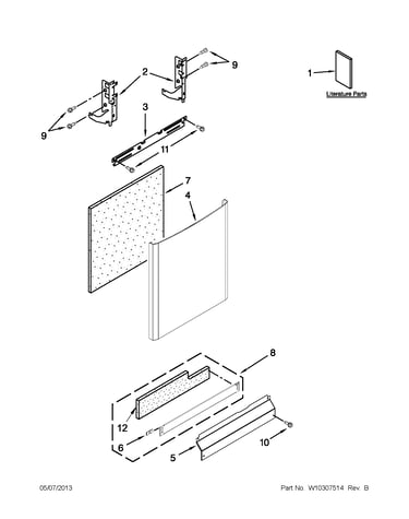 Door panel parts