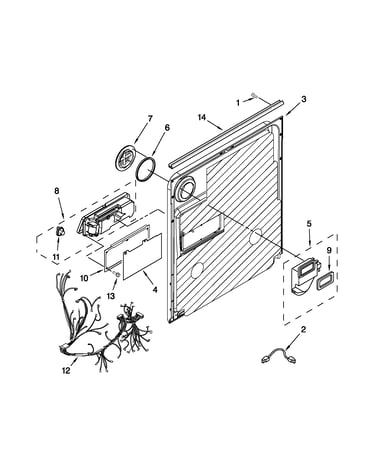 Inner door parts