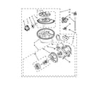 Maytag MDBTT53AWB1 pump and motor parts diagram