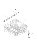Upper rack and track parts