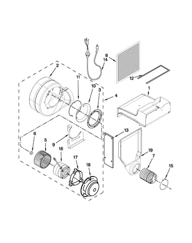 Blower unit parts