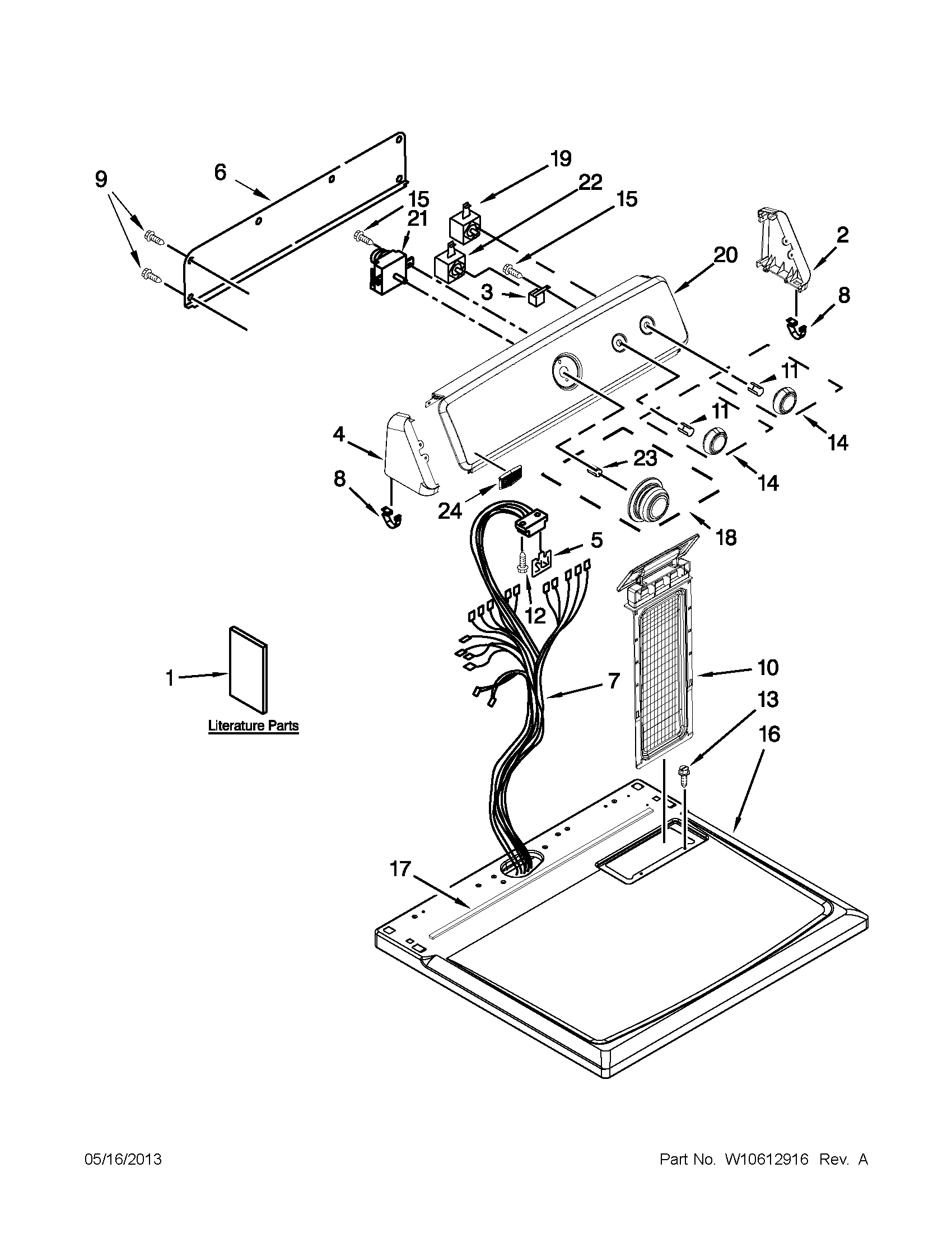 TOP AND CONSOLE PARTS