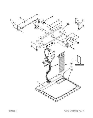 Top and console parts
