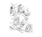 Maytag MGDC200XW4 bulkhead parts diagram