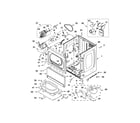 Whirlpool XCGM2763BQ0 cabinet parts diagram