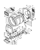Dryer bulkhead parts