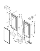 Refrigerator door parts