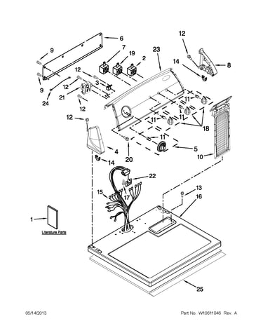 Top and console parts