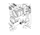 Whirlpool 3LWGD4800YQ2 bulkhead parts diagram