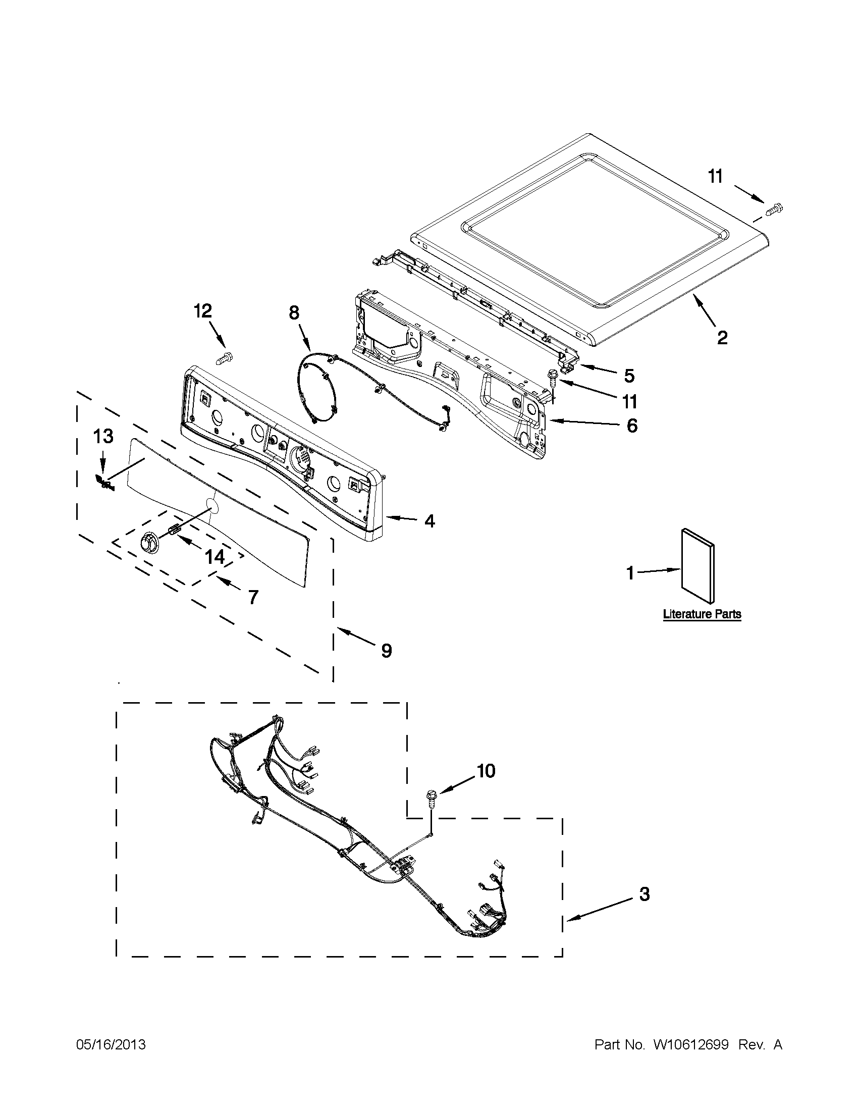 TOP AND CONSOLE PARTS