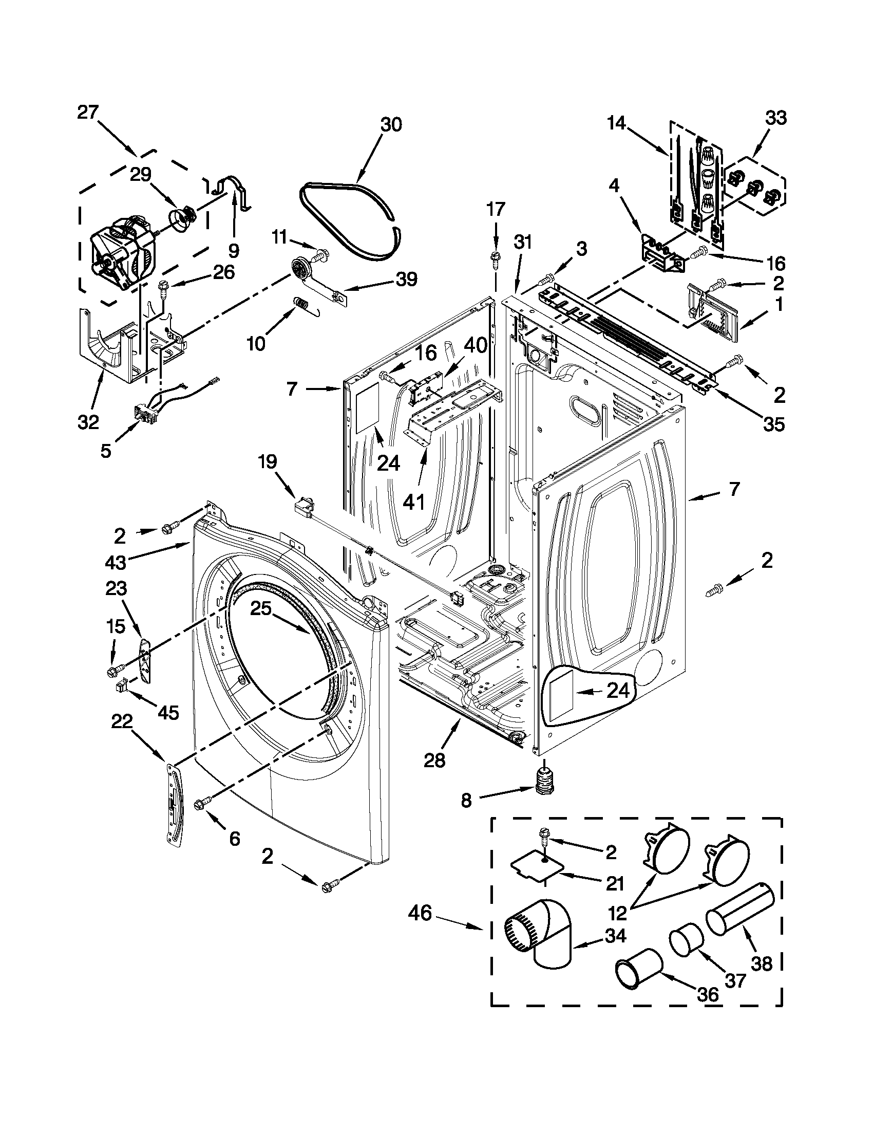 Cabinet parts