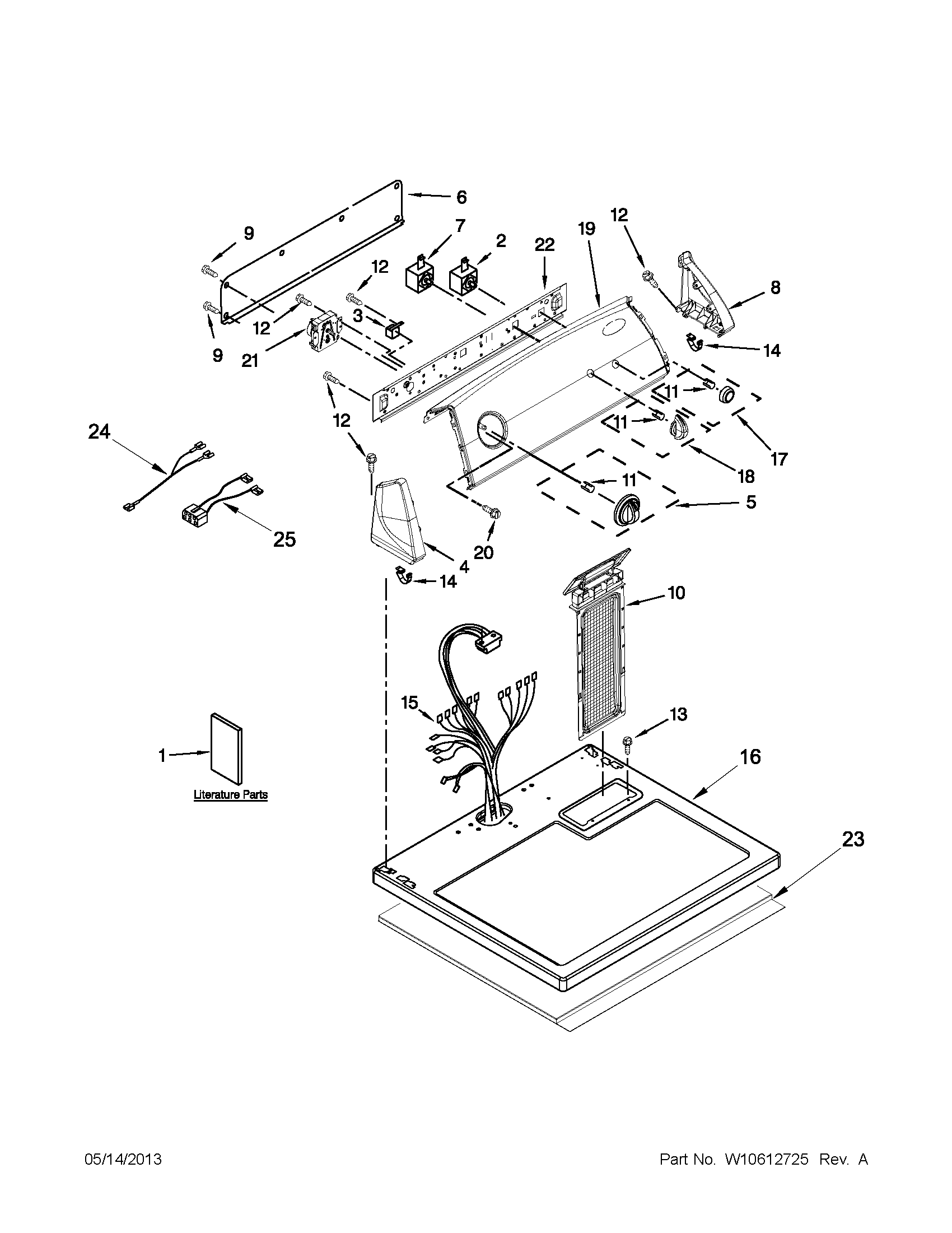 TOP AND CONSOLE PARTS