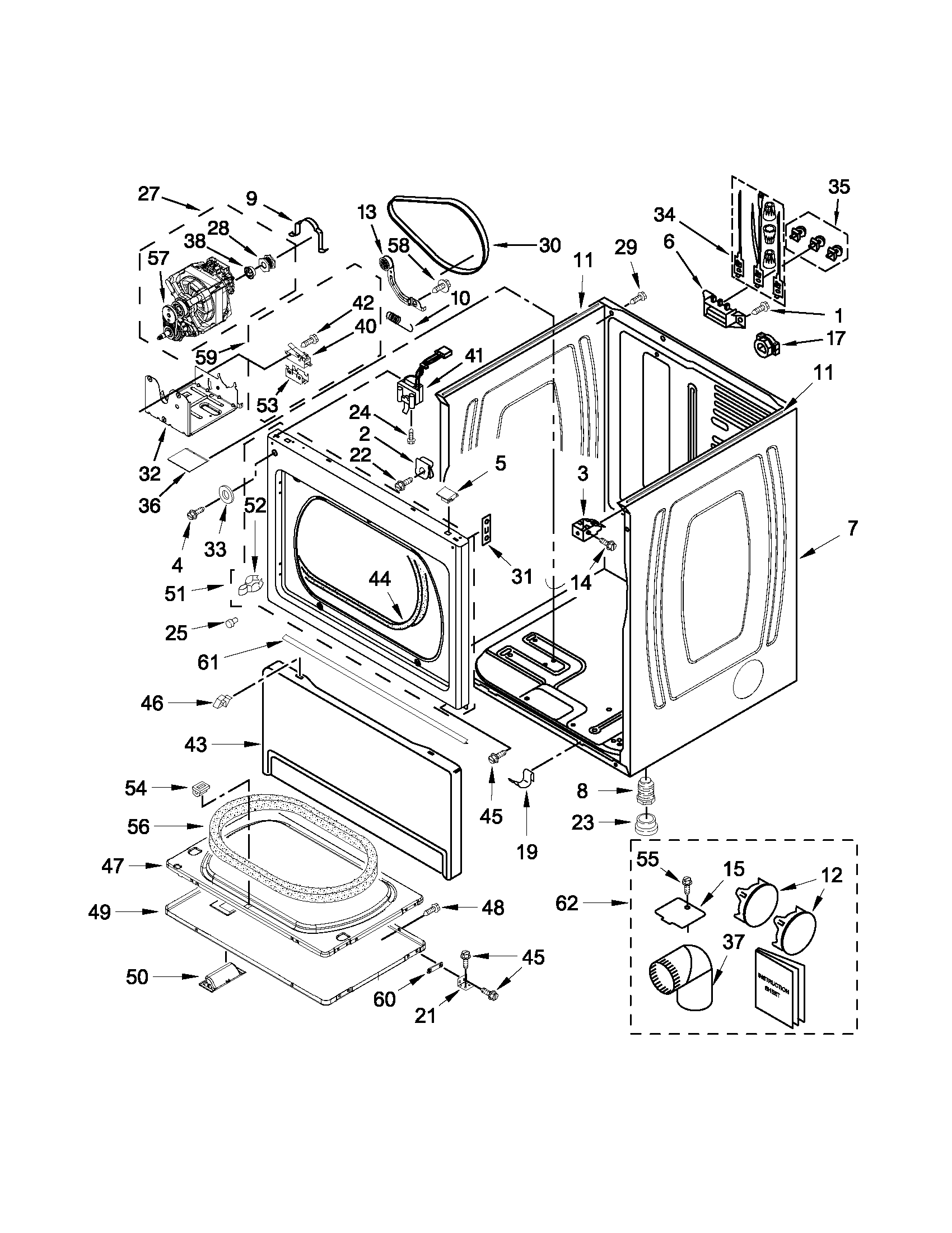 Cabinet parts
