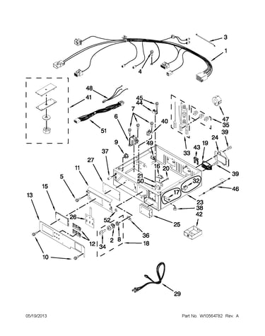 Control panel and separator parts