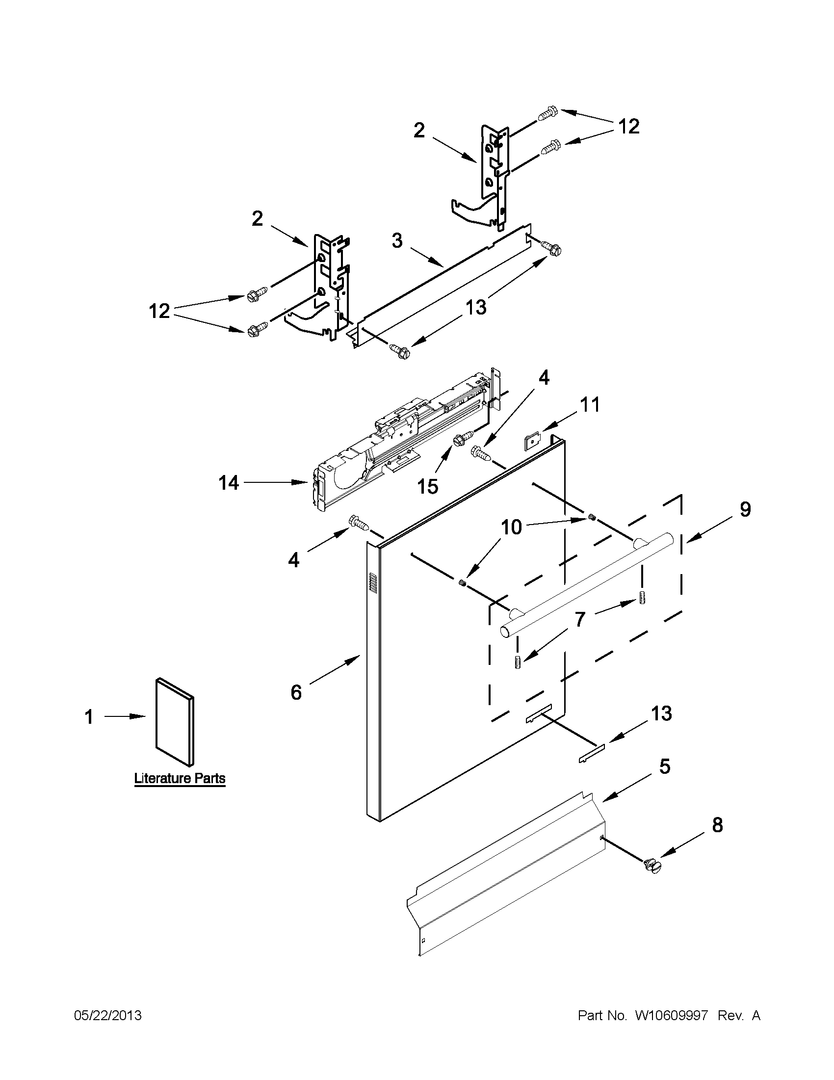 Door and panel parts