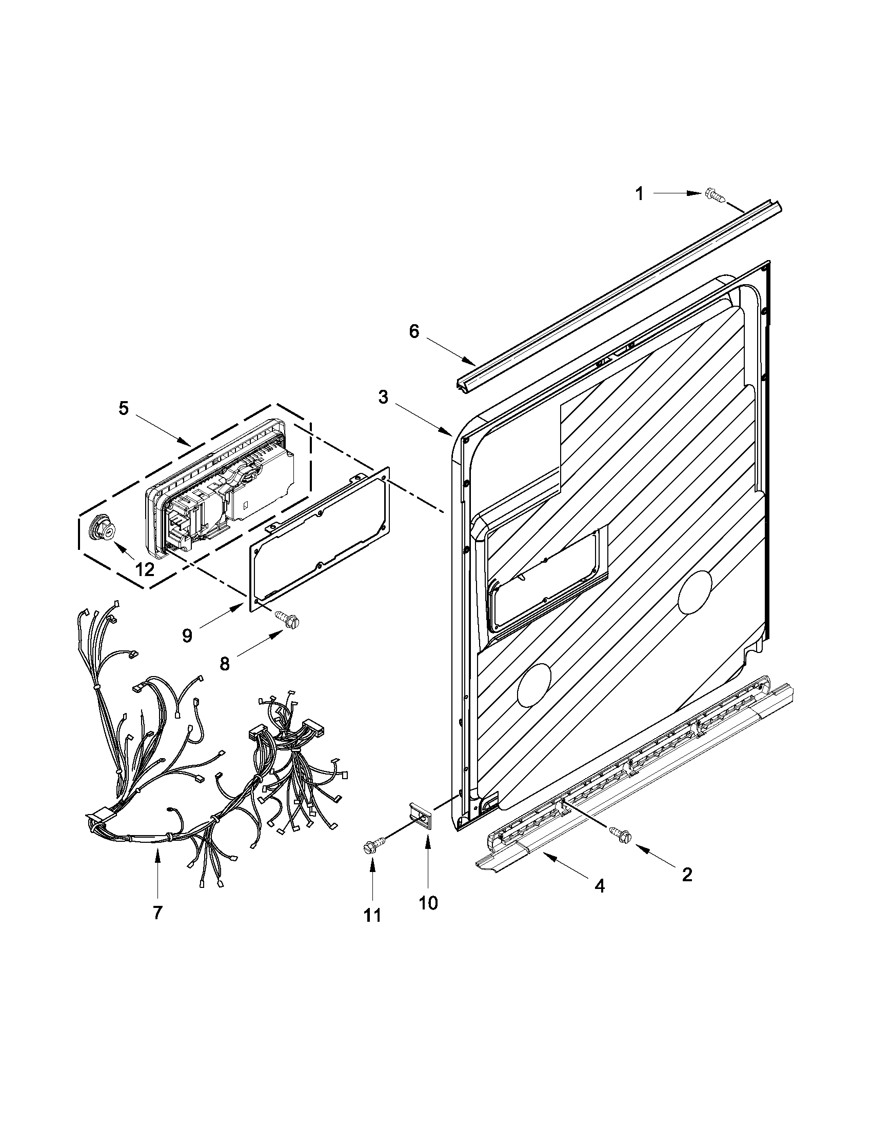 Inner door parts