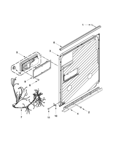 Inner door parts