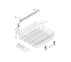 Jenn-Air JDB8000AWC1 upper rack and track parts diagram