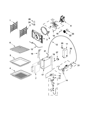 Internal oven parts
