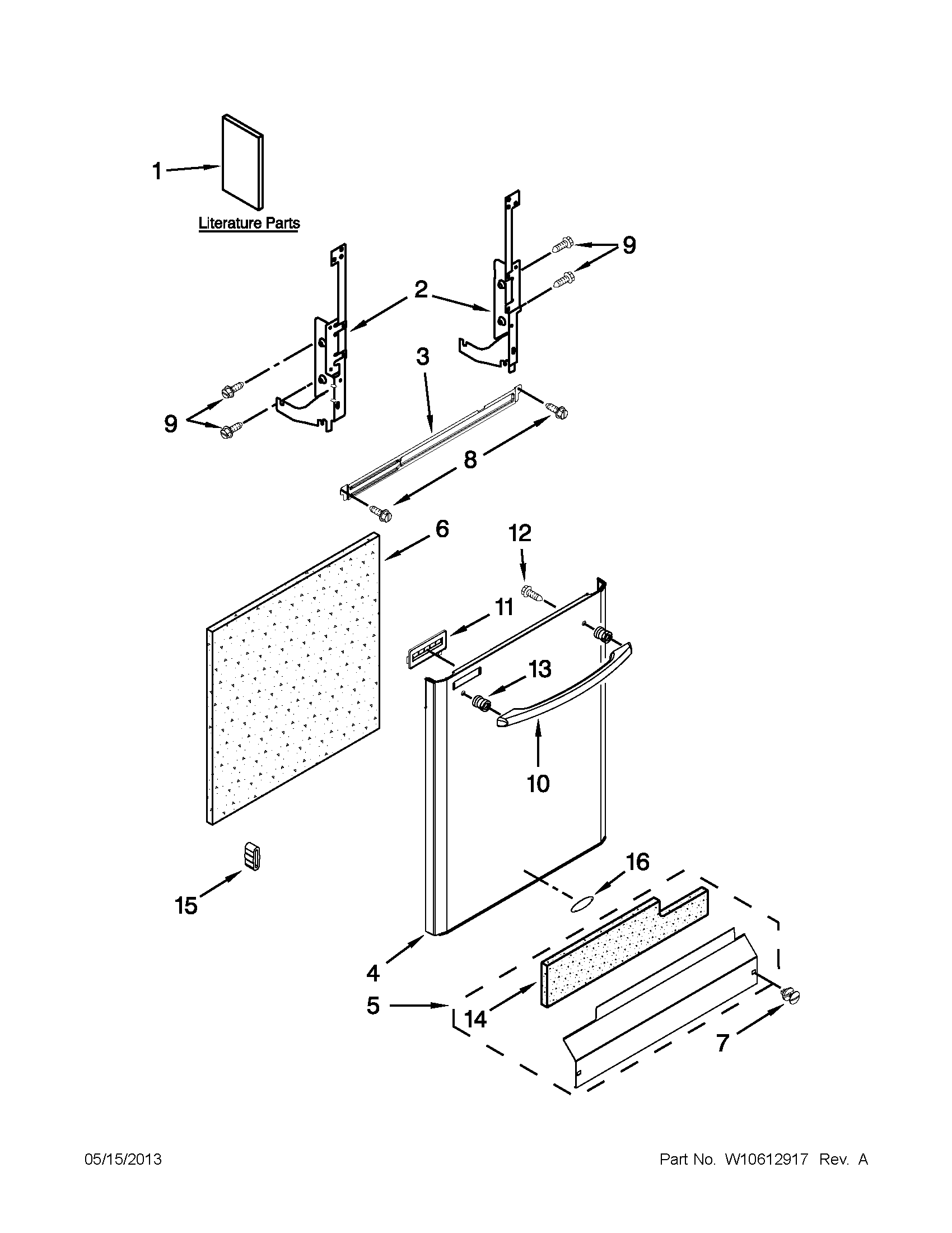Door and panel parts