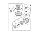 Maytag MDB8959SBW2 pump and motor parts diagram