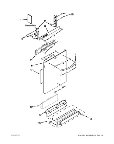 Door and panel parts