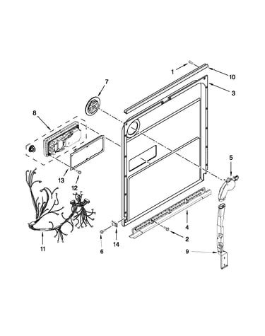 Inner door parts