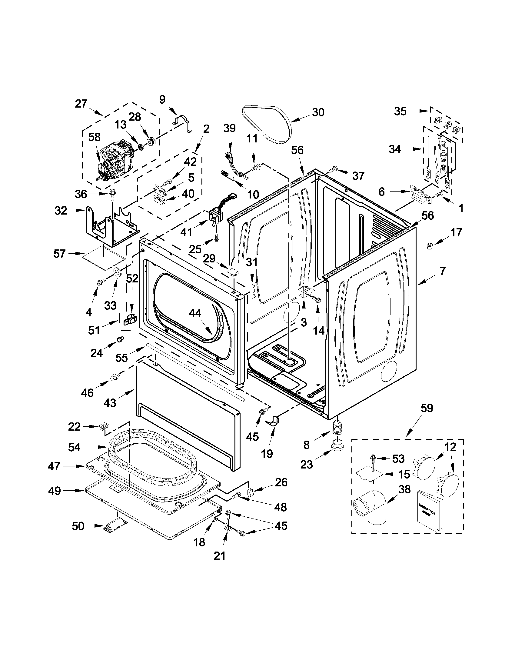 CABINET PARTS