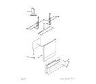 Ikea IUD8100YS2 door and panel parts diagram