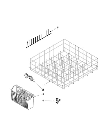 Lower rack parts