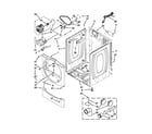 Whirlpool WGD9050XW2 cabinet parts diagram