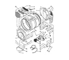 Whirlpool WGD9050XW2 bulkhead parts diagram