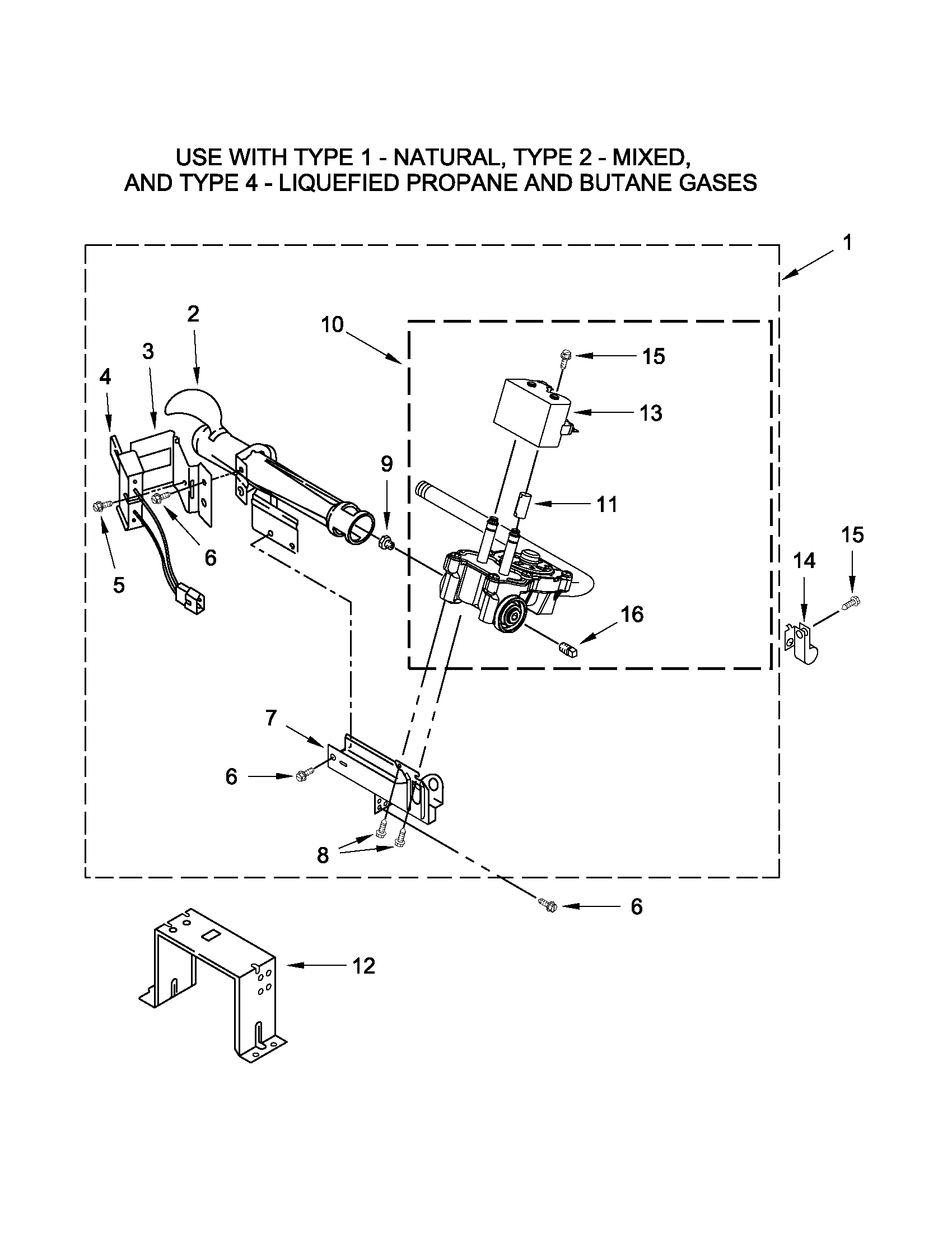 W10293911 burner assembly