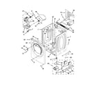 Whirlpool YWED88HEAW1 cabinet parts diagram