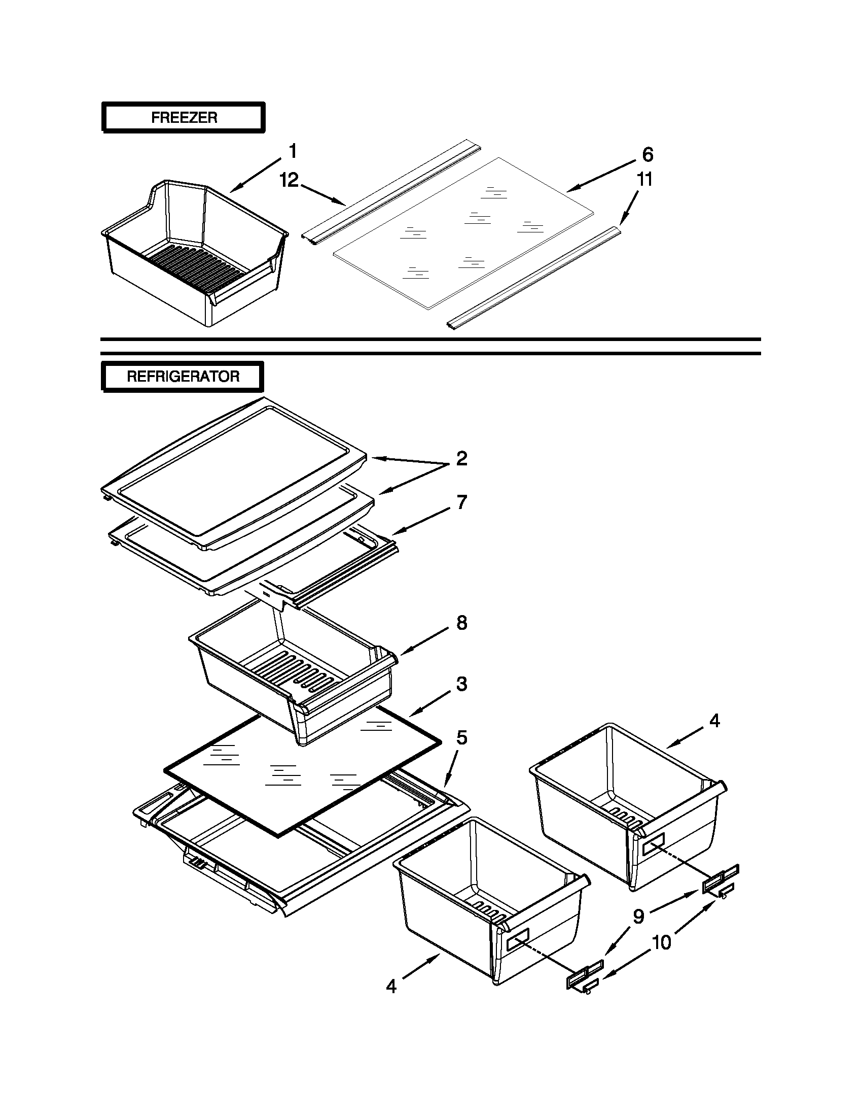 Shelf parts
