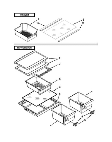 Shelf parts