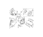 Roper RGD4640YQ2 bulkhead parts diagram