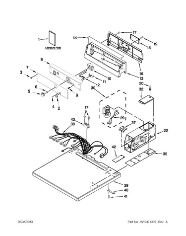 Top and console parts