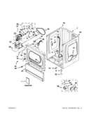 Lower cabinet and front panel parts
