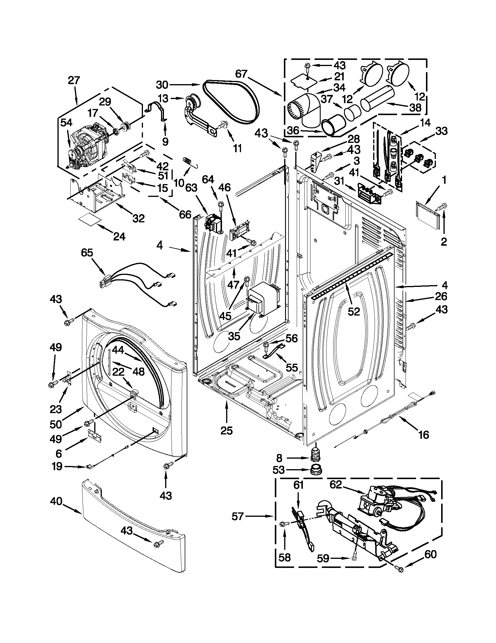 Cabinet parts