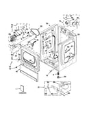 Lower cabinet and front panel parts