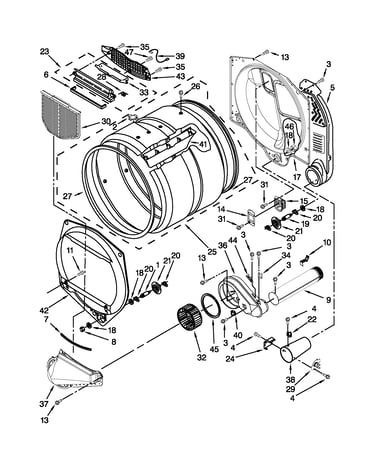 Upper and lower bulkhead parts
