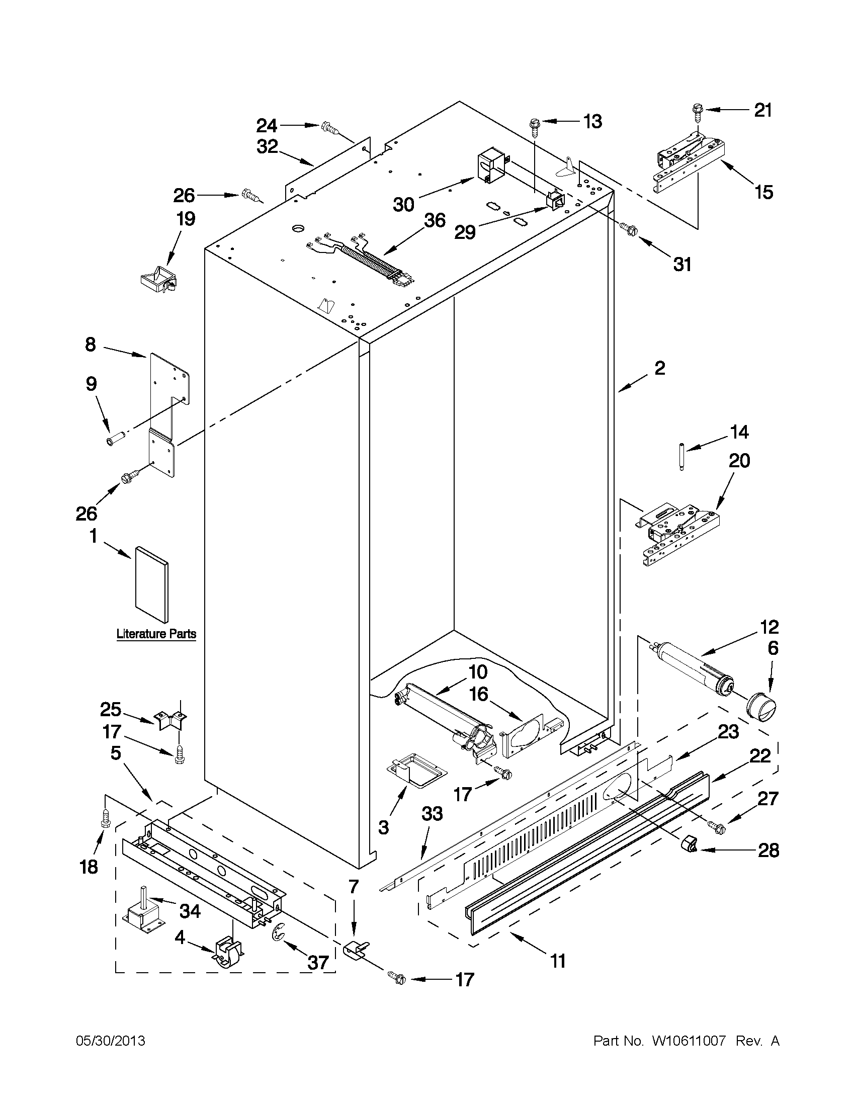 Cabinet parts