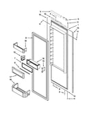 Refrigerator door parts