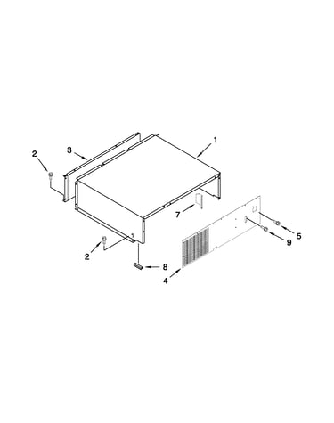 Top grille and unit cover parts