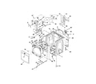 Maytag MEDB725BW0 cabinet parts diagram