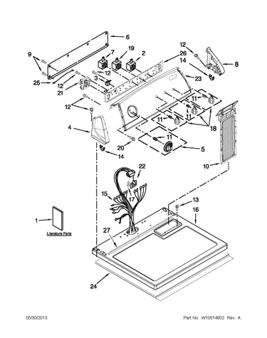 Top and console parts