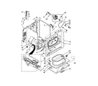 Whirlpool 7MWGD1730YW3 cabinet parts diagram